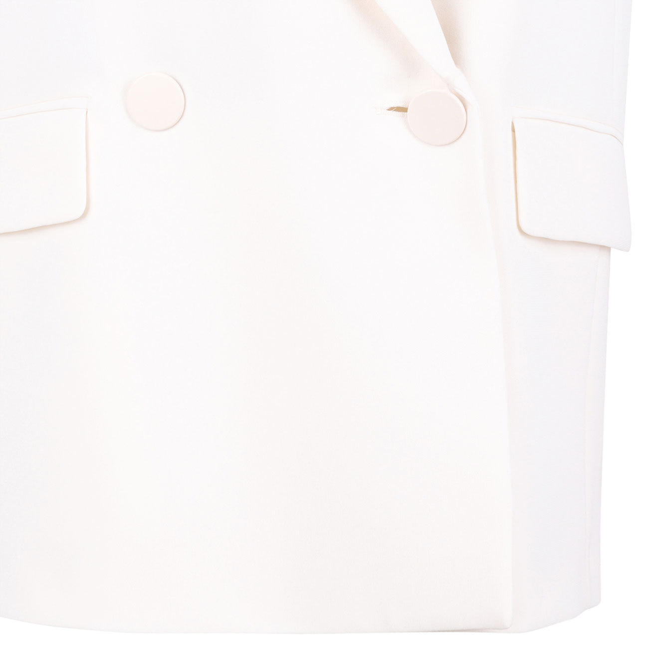 Max Mara Lapel Vest In White