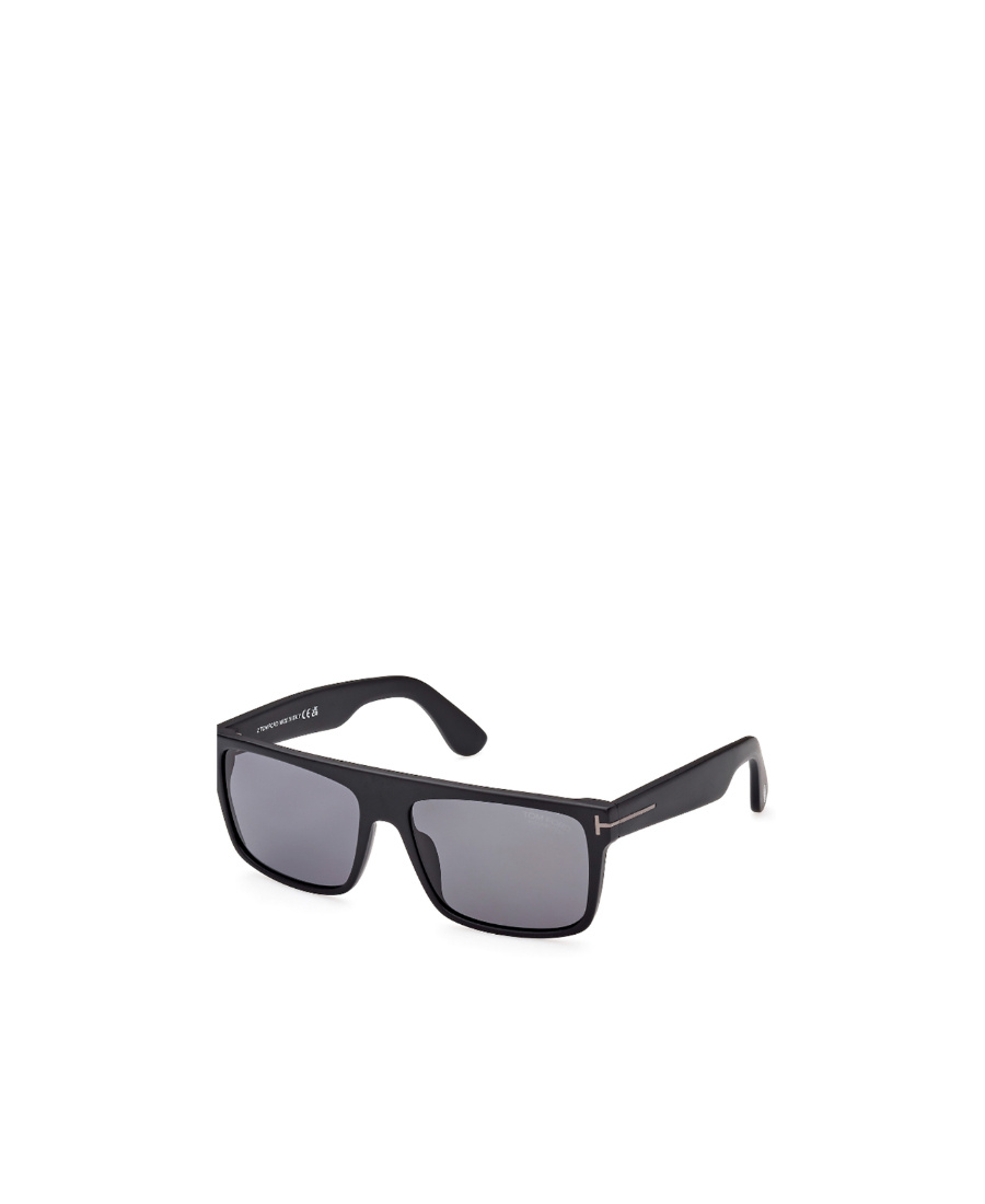 Tom Ford Eyewear Philippe Rectangle Frame Sunglasses In Gray