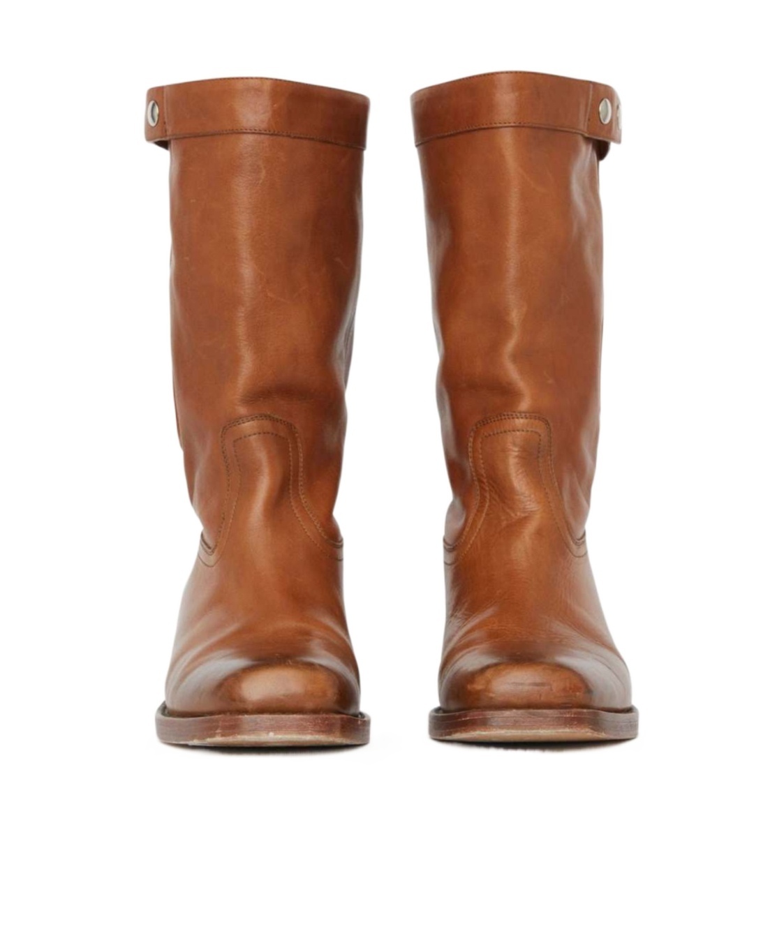 Isabel Marant Leather Calf Boot In Brown