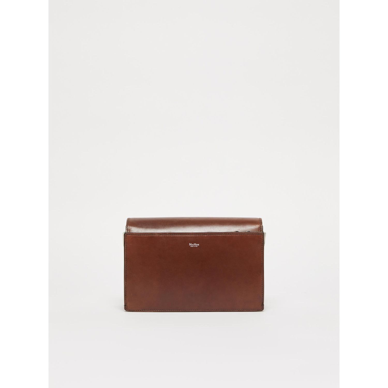 Max Mara Biancaraf Calfskin Crossbody Bag In Brown