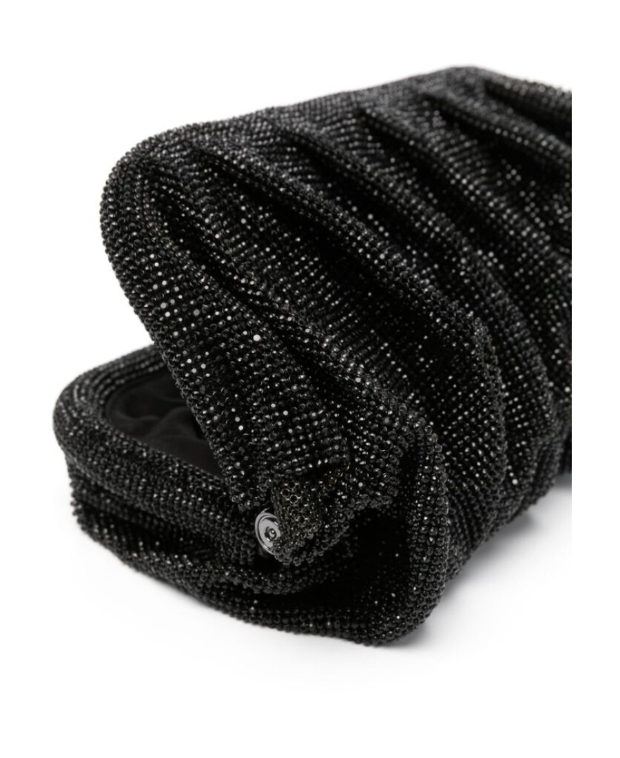 Benedetta Bruzziches Wrinkled Handbag In Black