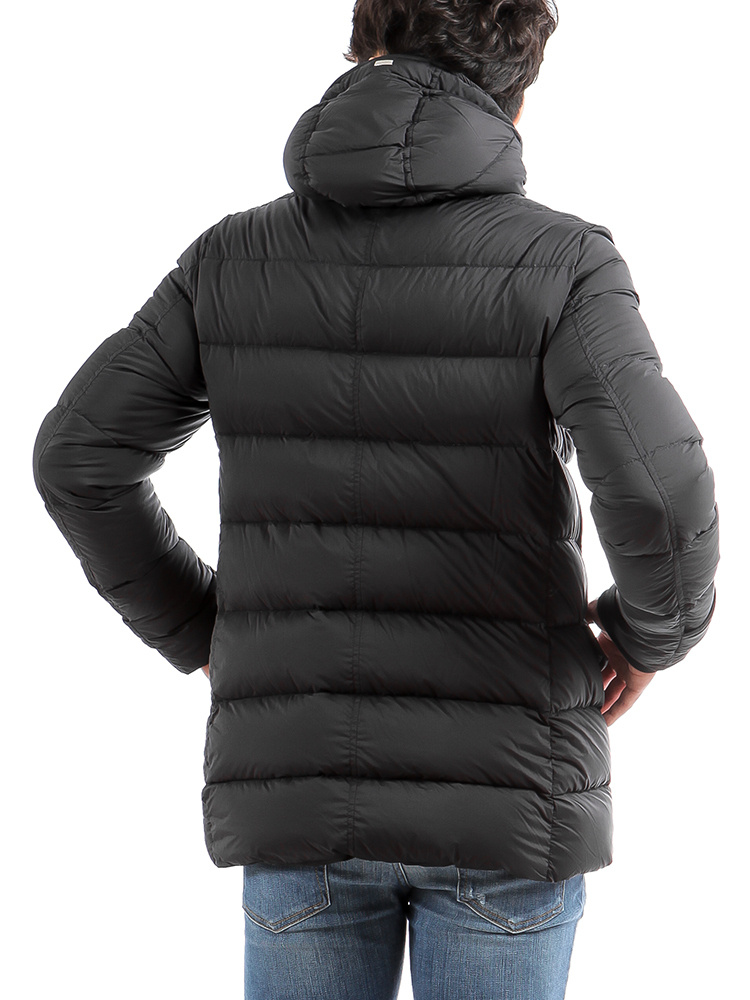 Herno Legend Man Puffer Midnight Blue Size 34 Polyamide In Black