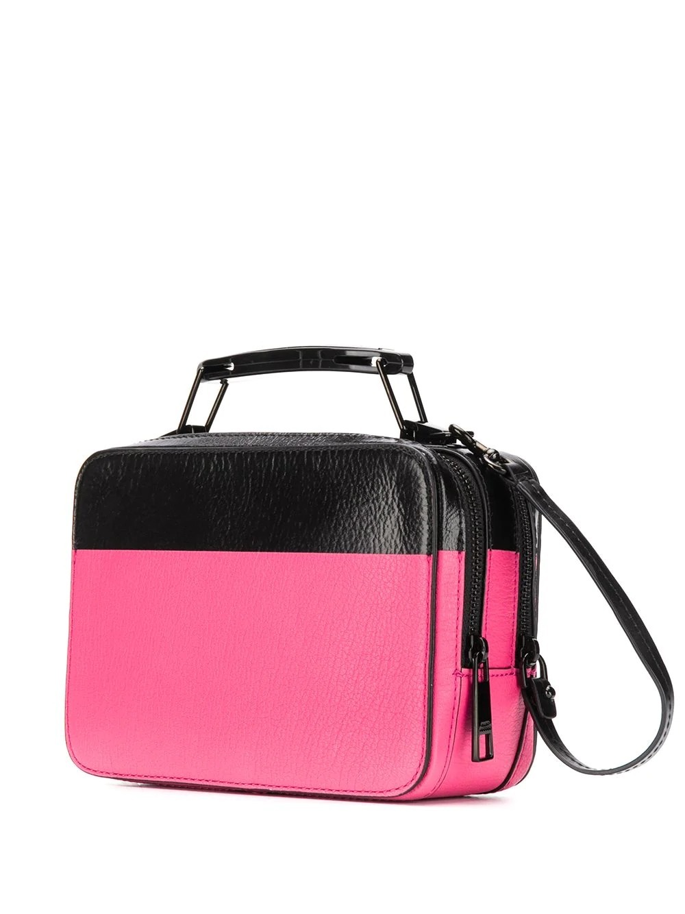 Marc Jacobs Logo Zipper Shoulder Bag In Pink