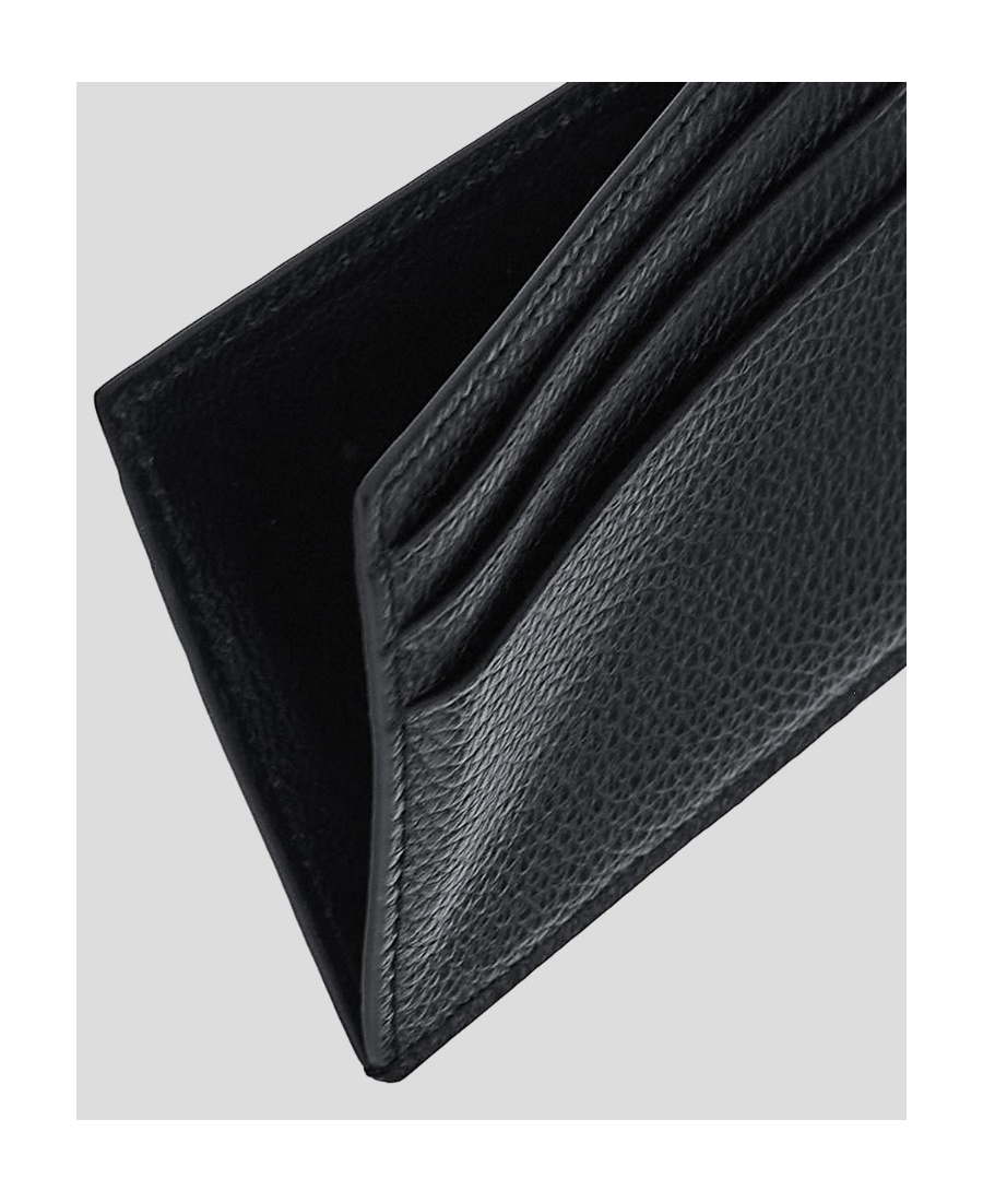 Tom Ford Logo-stamp Leather Wallet In Black