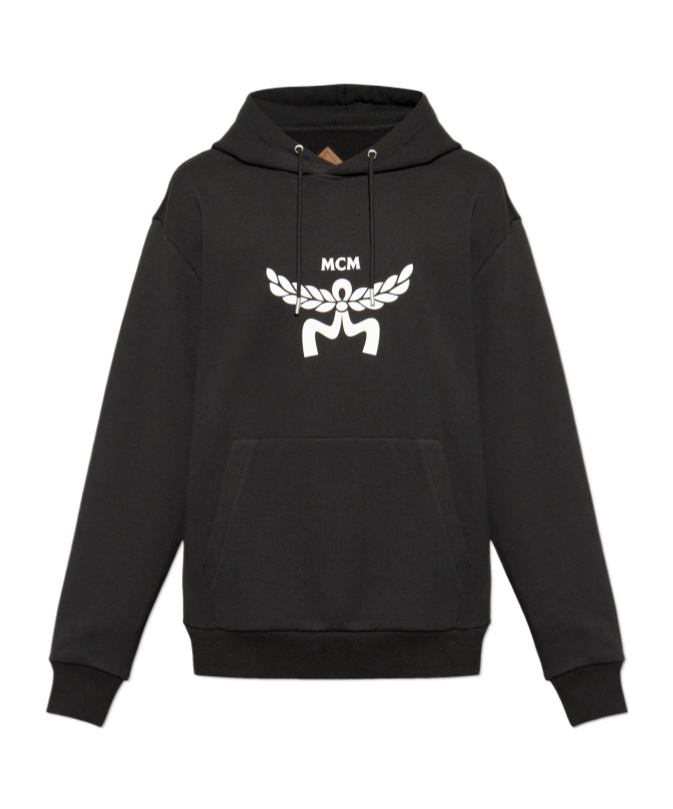 Mcm Long-sleeved Sweater In Black
