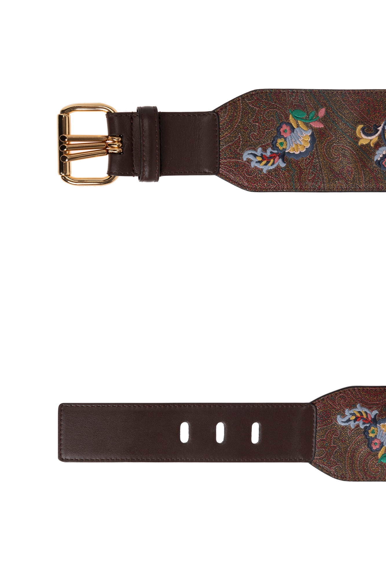 Etro Pattern Belt In Black