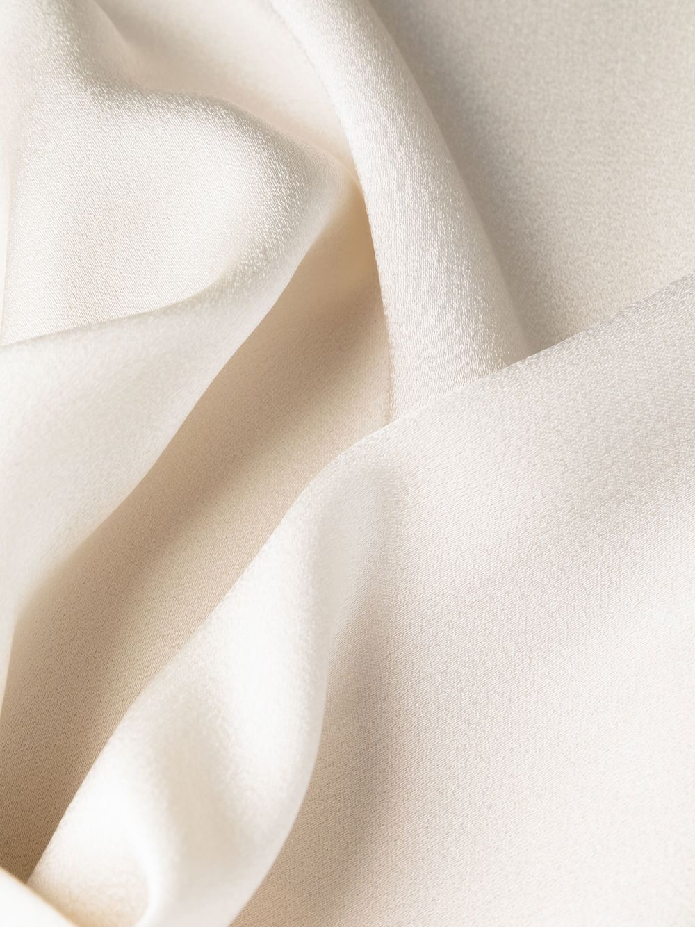 Saint Laurent Buttoned Slim Trousers In White