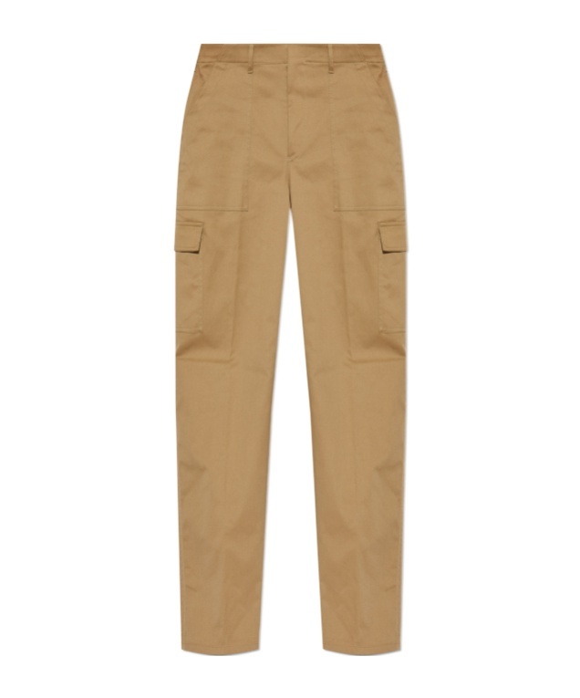 Etro Casual Straight Fit Cargo Trousers Men In Brown