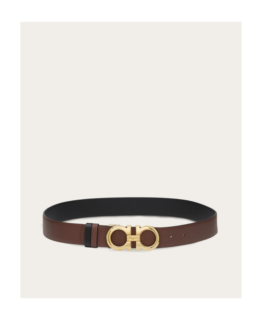FERRAGAMO SALVATORE FERRAGAMO REVERSIBLE GANCINI BELT