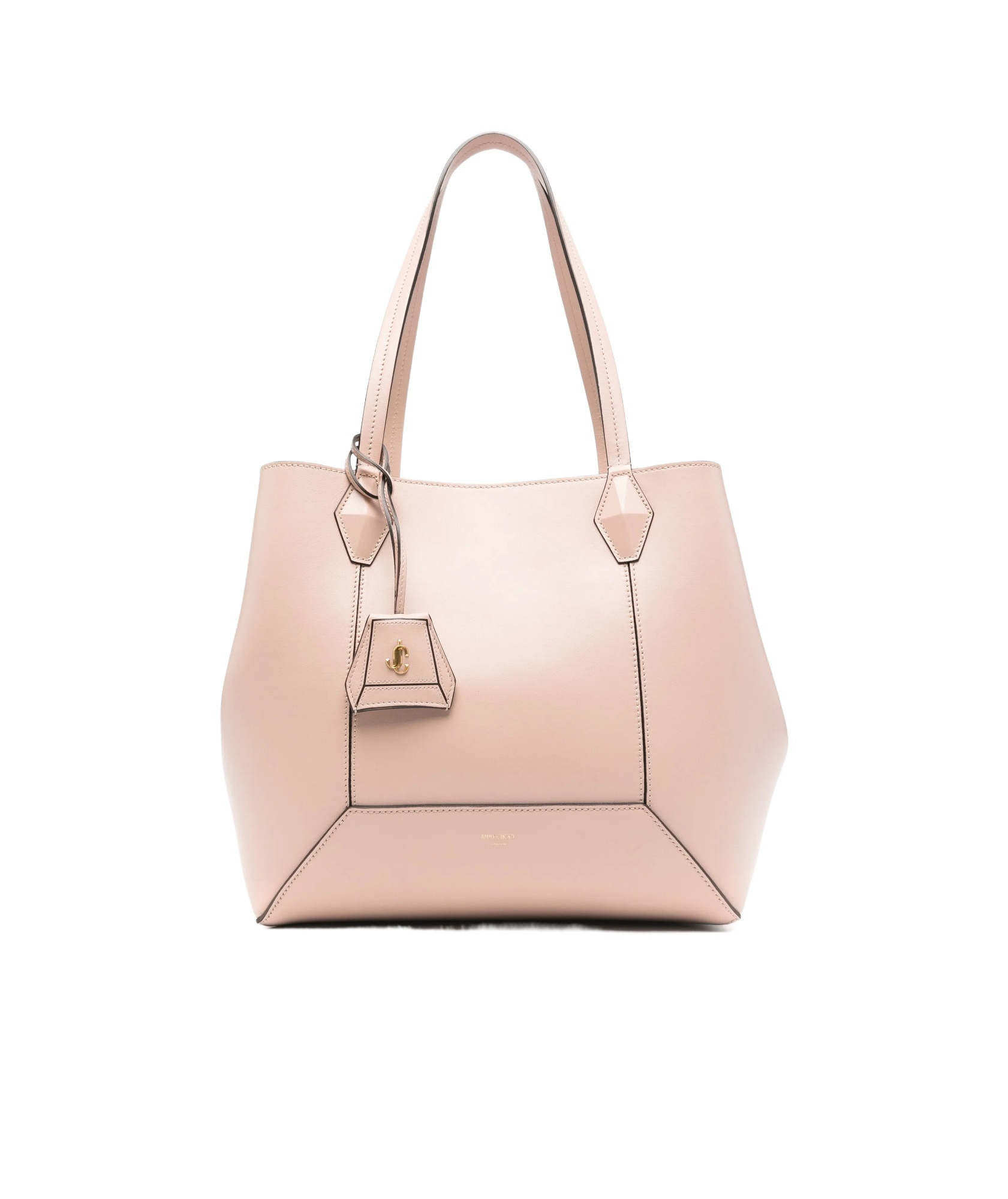 Jimmy Choo Double Handle Shoulder Bag In Nude