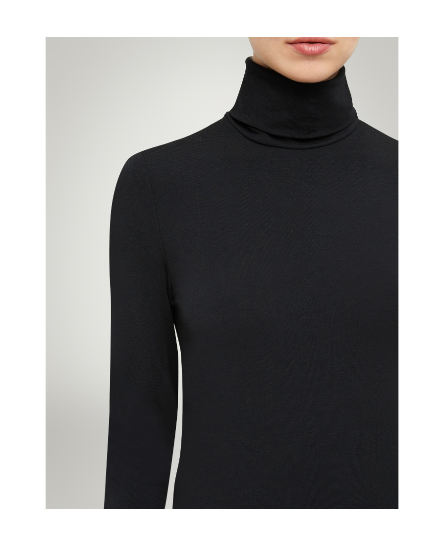Wolford High-necked Pullover In Black