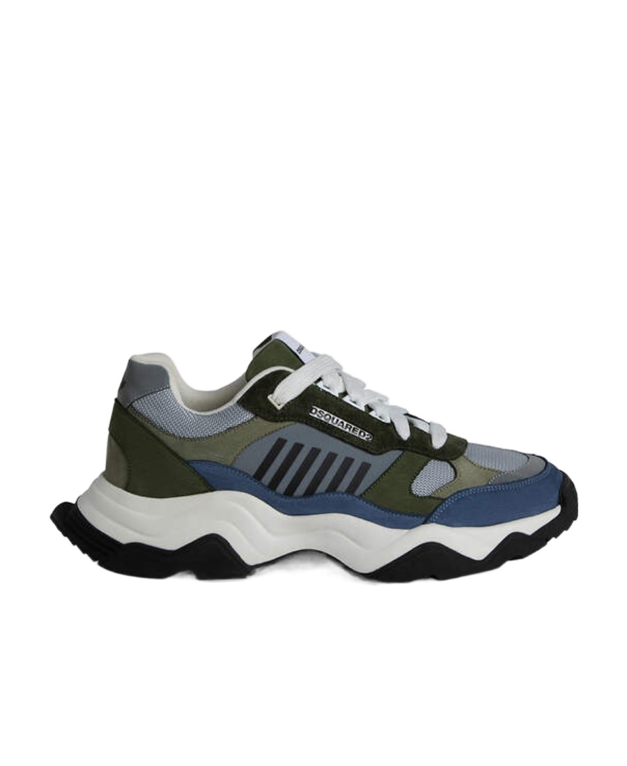 Dsquared2 Lace Up Sneakers In Multicolor