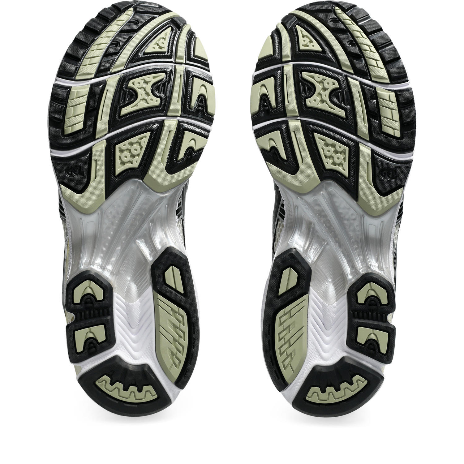 Asics Leather Chunky Sneakers Cage Design In Gray