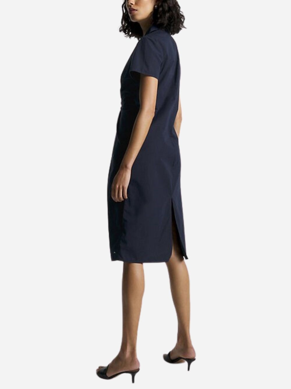 Tommy Hilfiger Short Sleeve Dress In Black