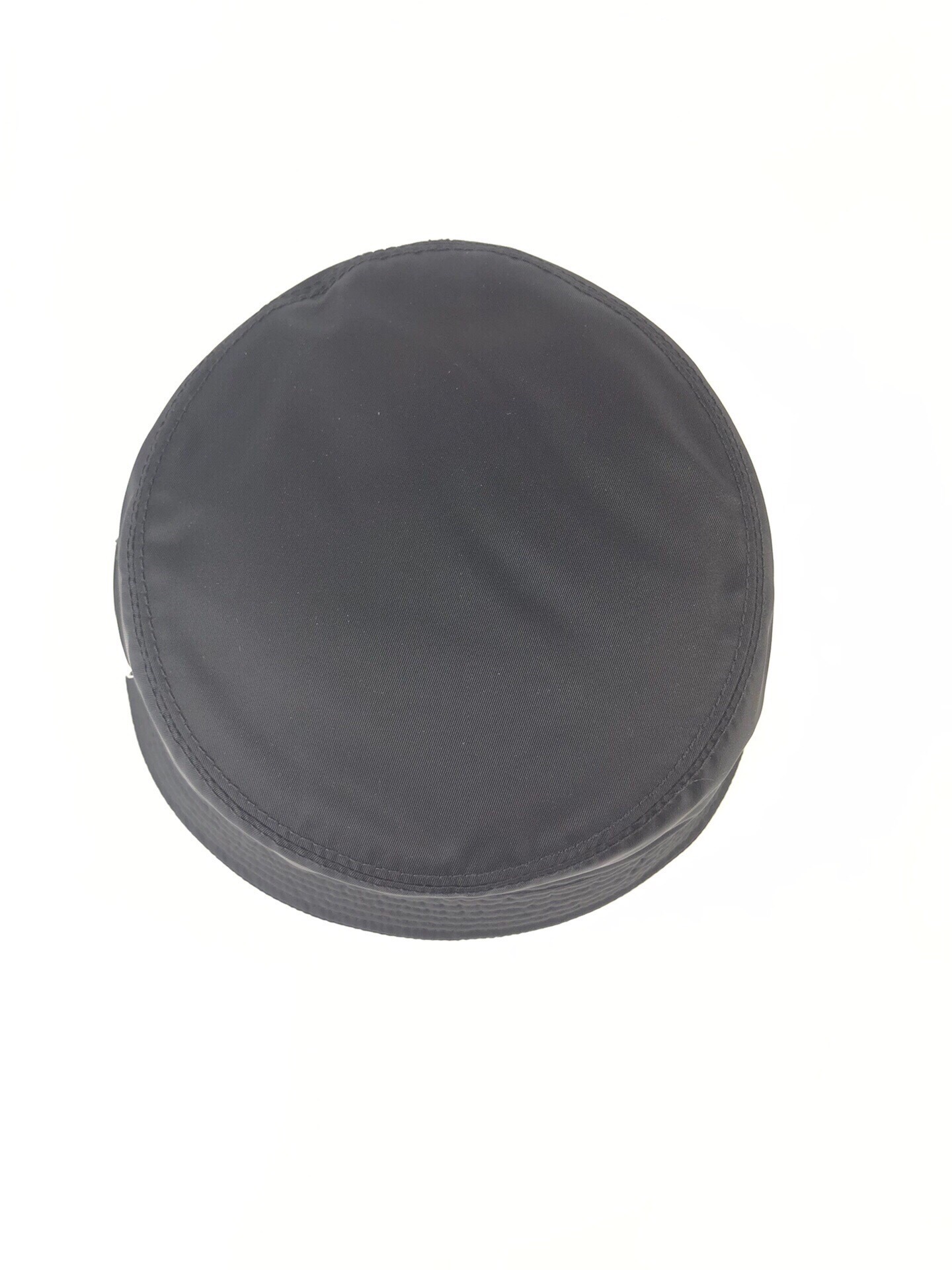 Prada Re-nylon Barrel Hat In Black