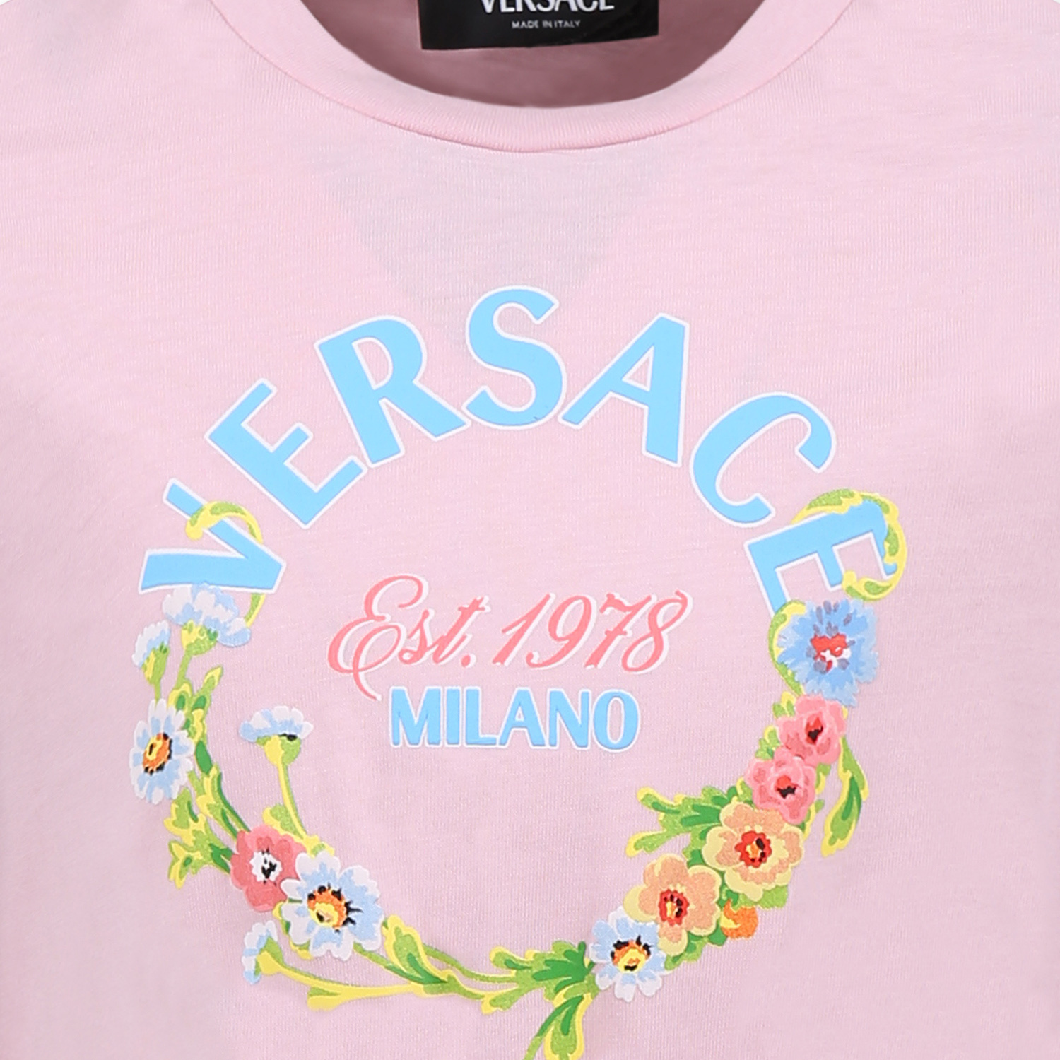 Versace Short-sleeved Skirt In Red