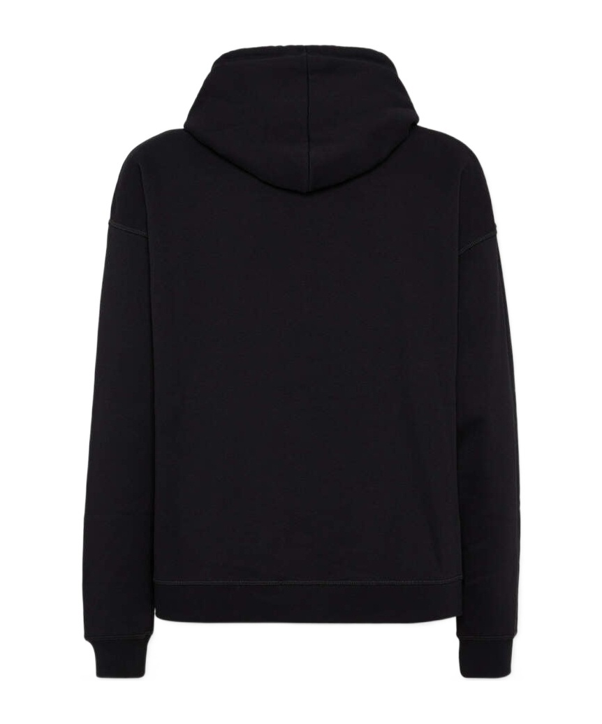 Dsquared2 Sponge Patch Hoodie In Black