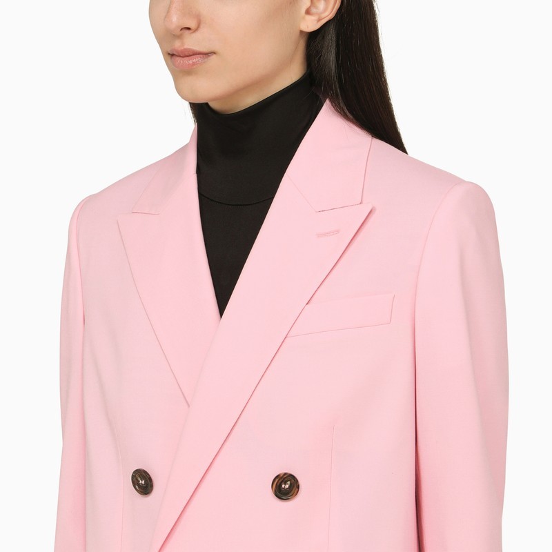 Dsquared2 Pink Double-breasted Jacket In Pink