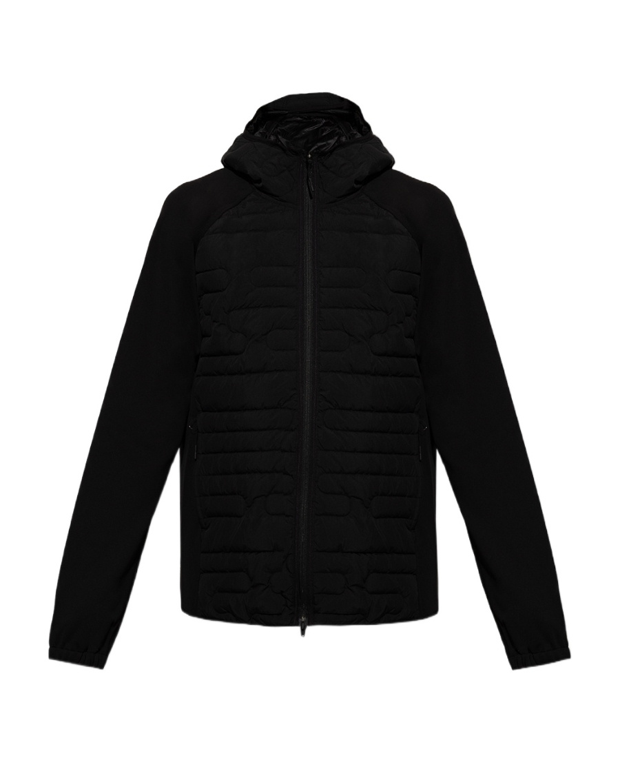 Y-3 Padded Hooded Jacket In Black