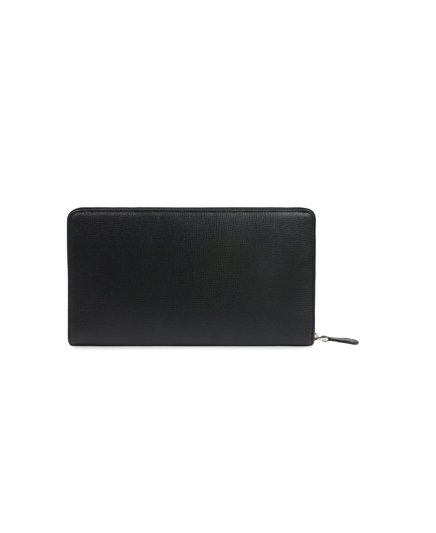 Shop Bally Logo Details Wallet In Black