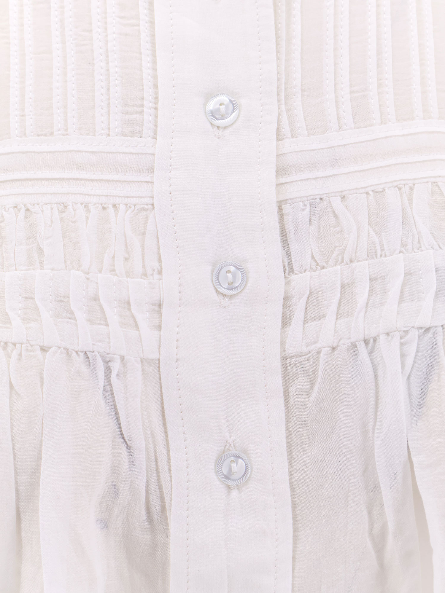Shop Isabel Marant Étoile Leaza Top In White