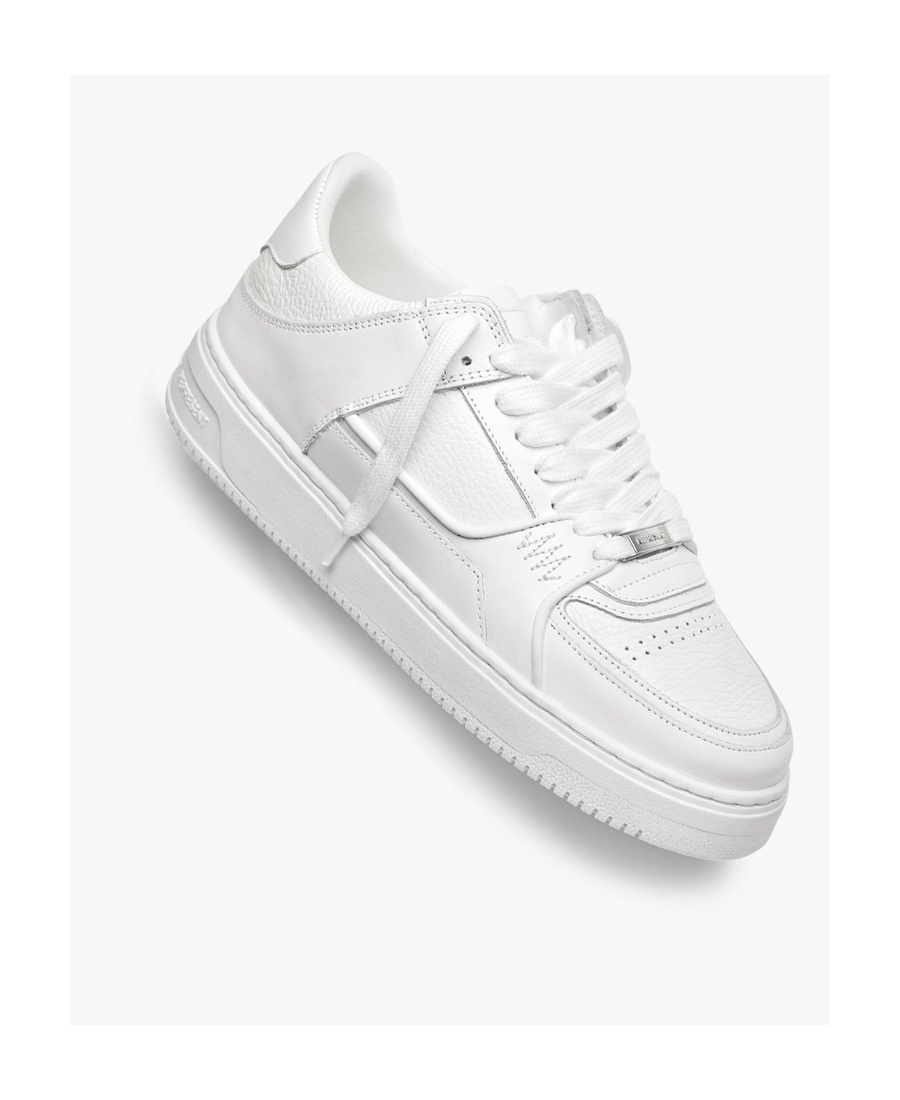 Represent Mocha Lace-up Sneakers In White