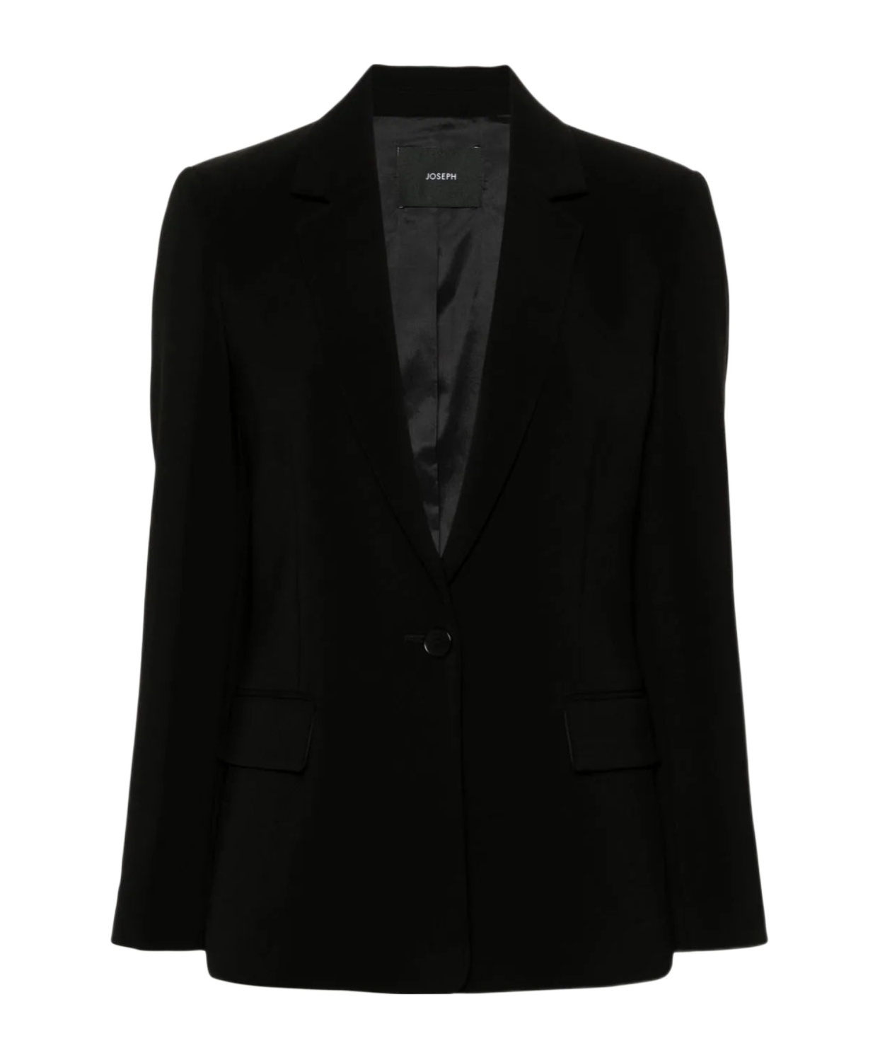 Joseph Crepe Blazer In Black