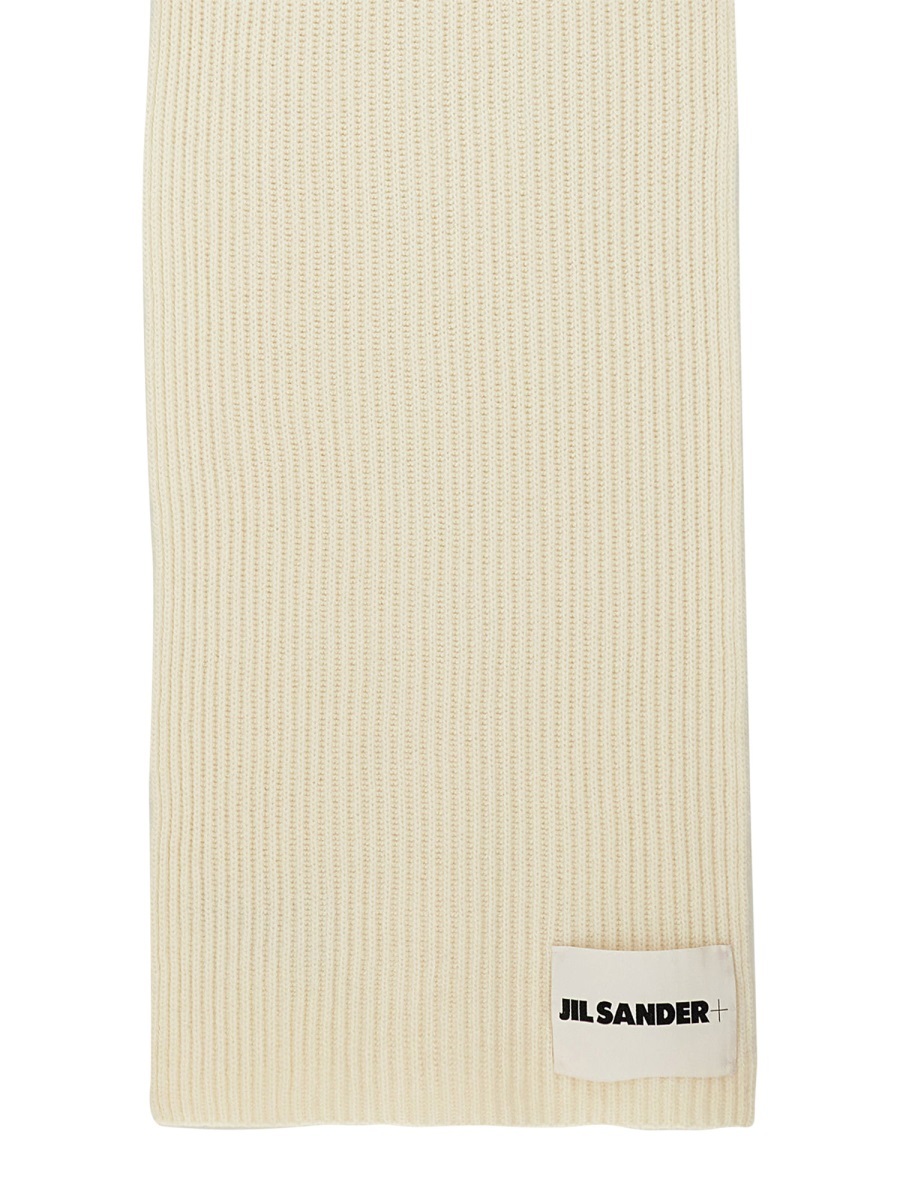 Jil Sander Men's Wool Scarf In Nude