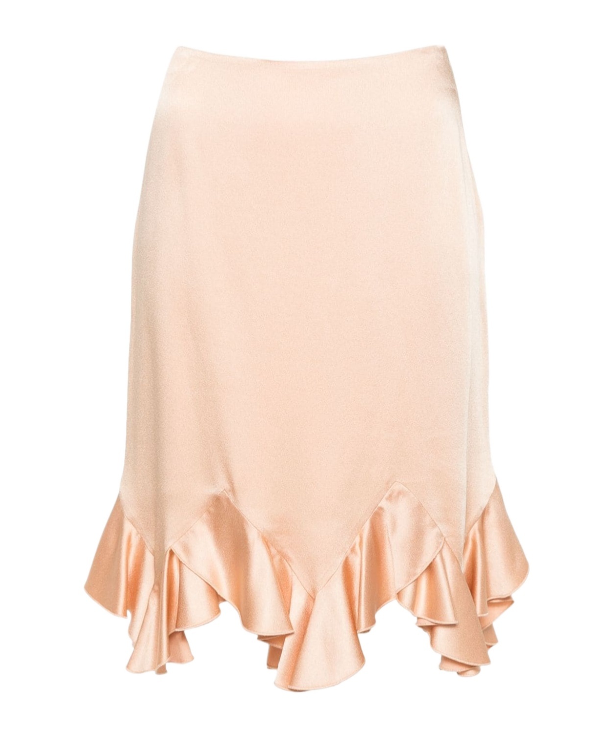 Stella Mccartney Ruffled Skirt In Nude