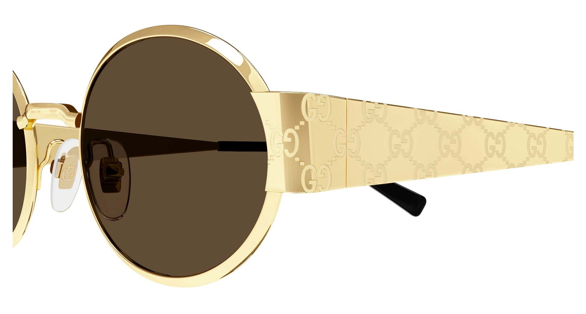 Gucci Panthos Sunglasses In Gold