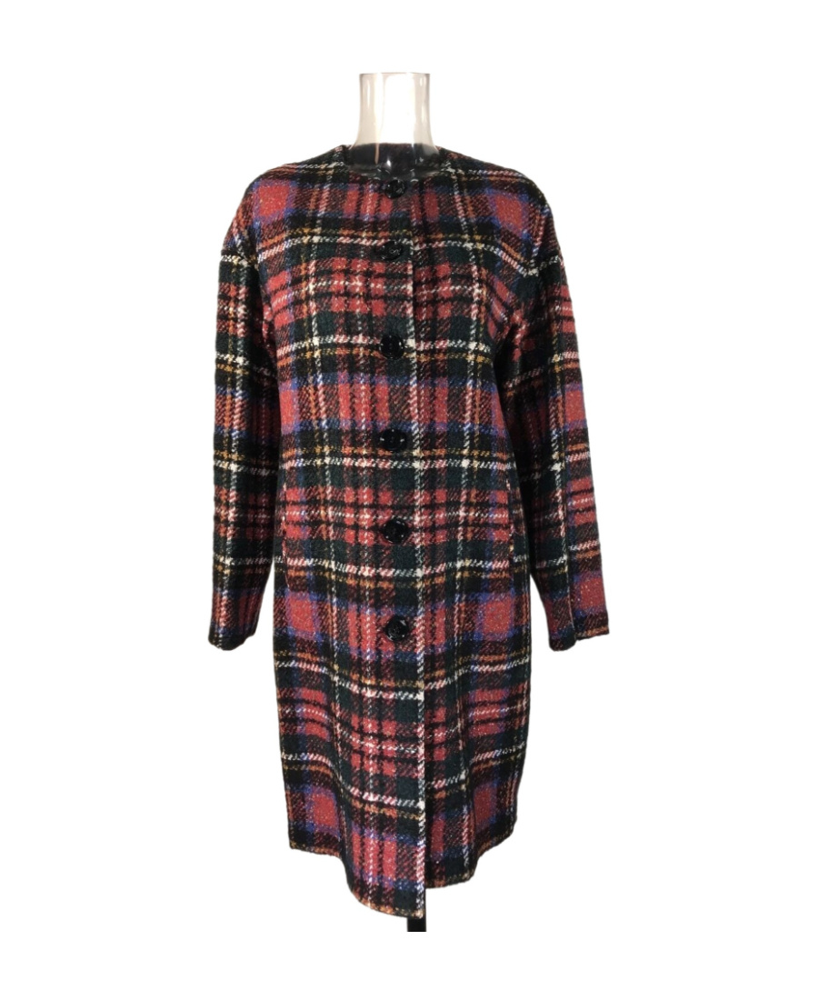 Moschino Logo Coat In Black
