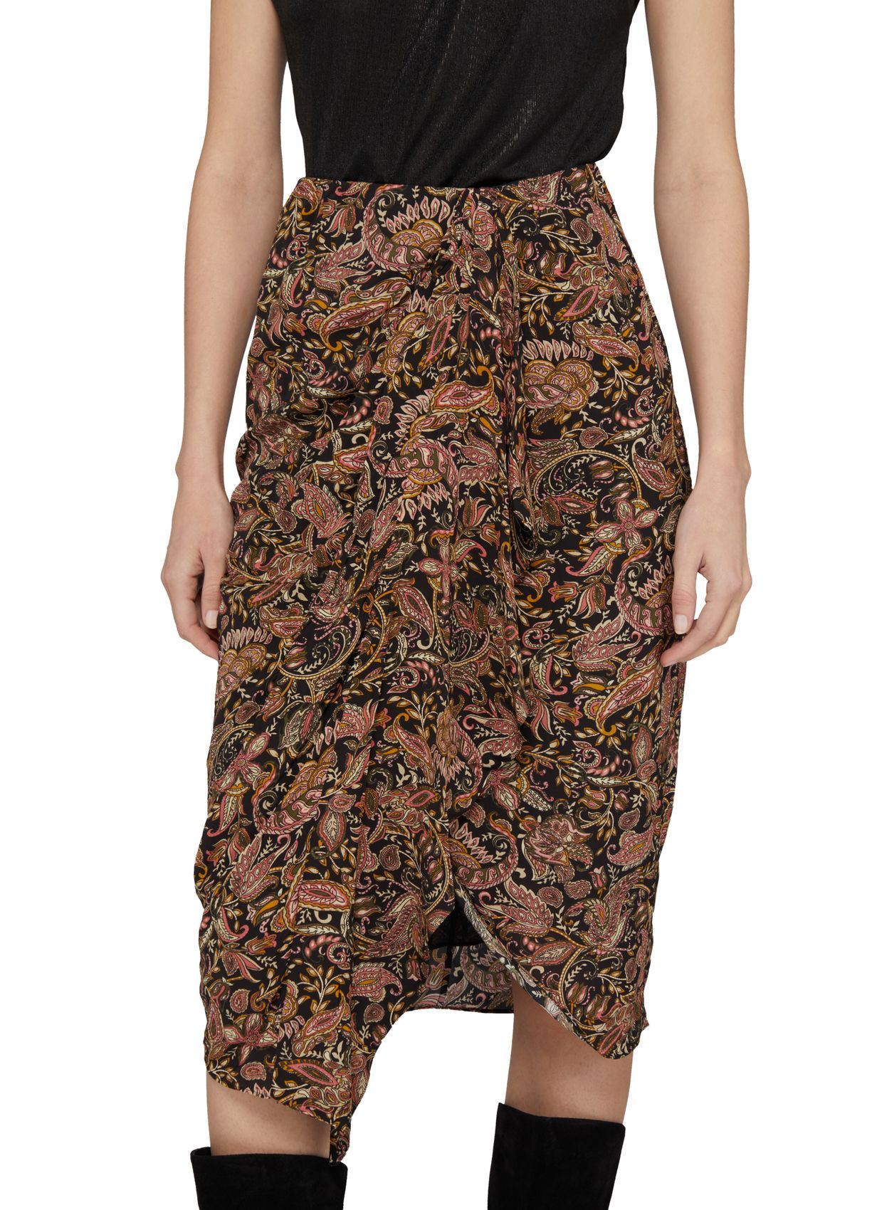 ISABEL MARANT ÉTOILE ZAINE MIDI SKIRT 