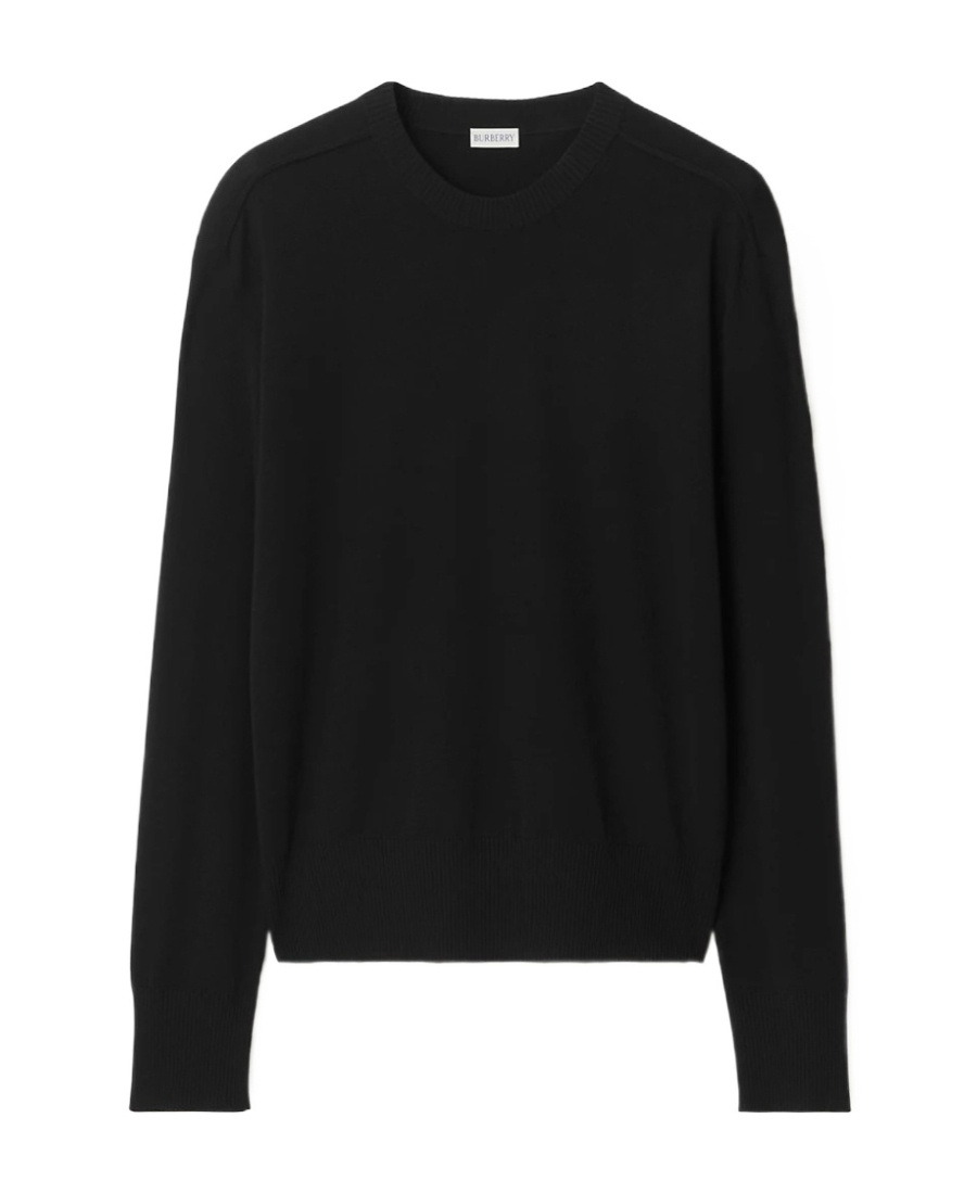 Burberry Ekd Motif Cashmere Sweater In Black
