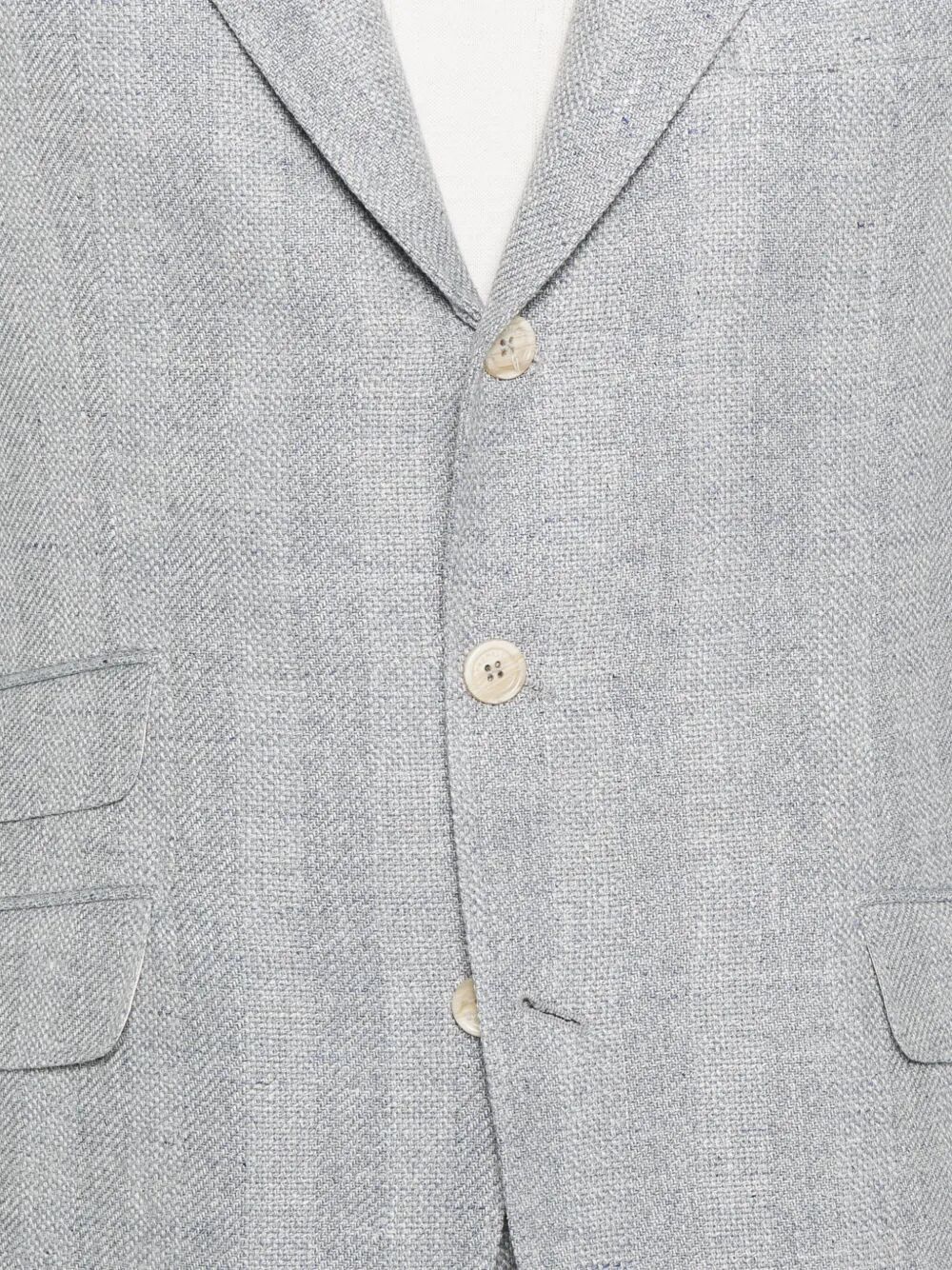Brunello Cucinelli Single-breasted Blazer In White