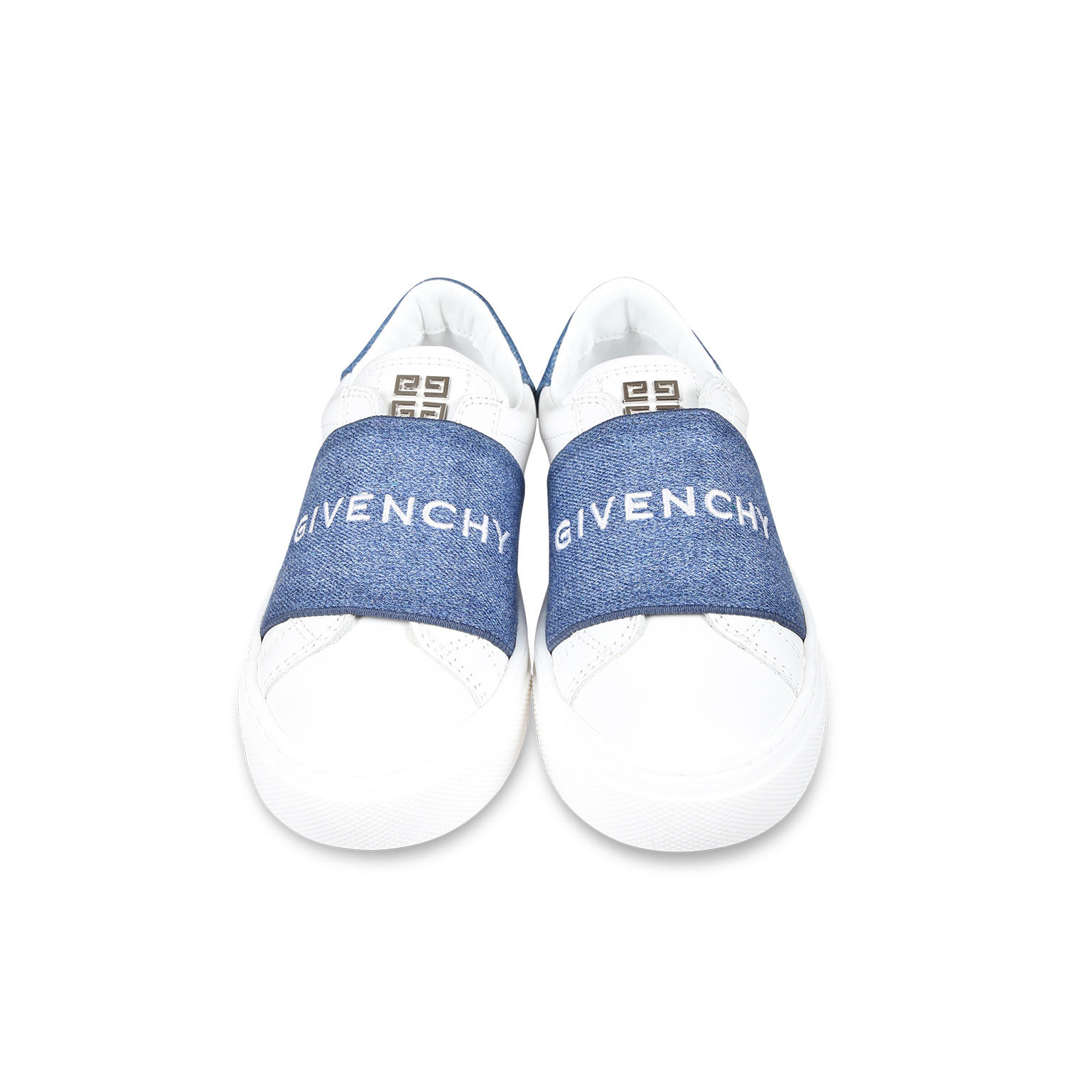 Givenchy White Sneakers For Kids With Logo In White