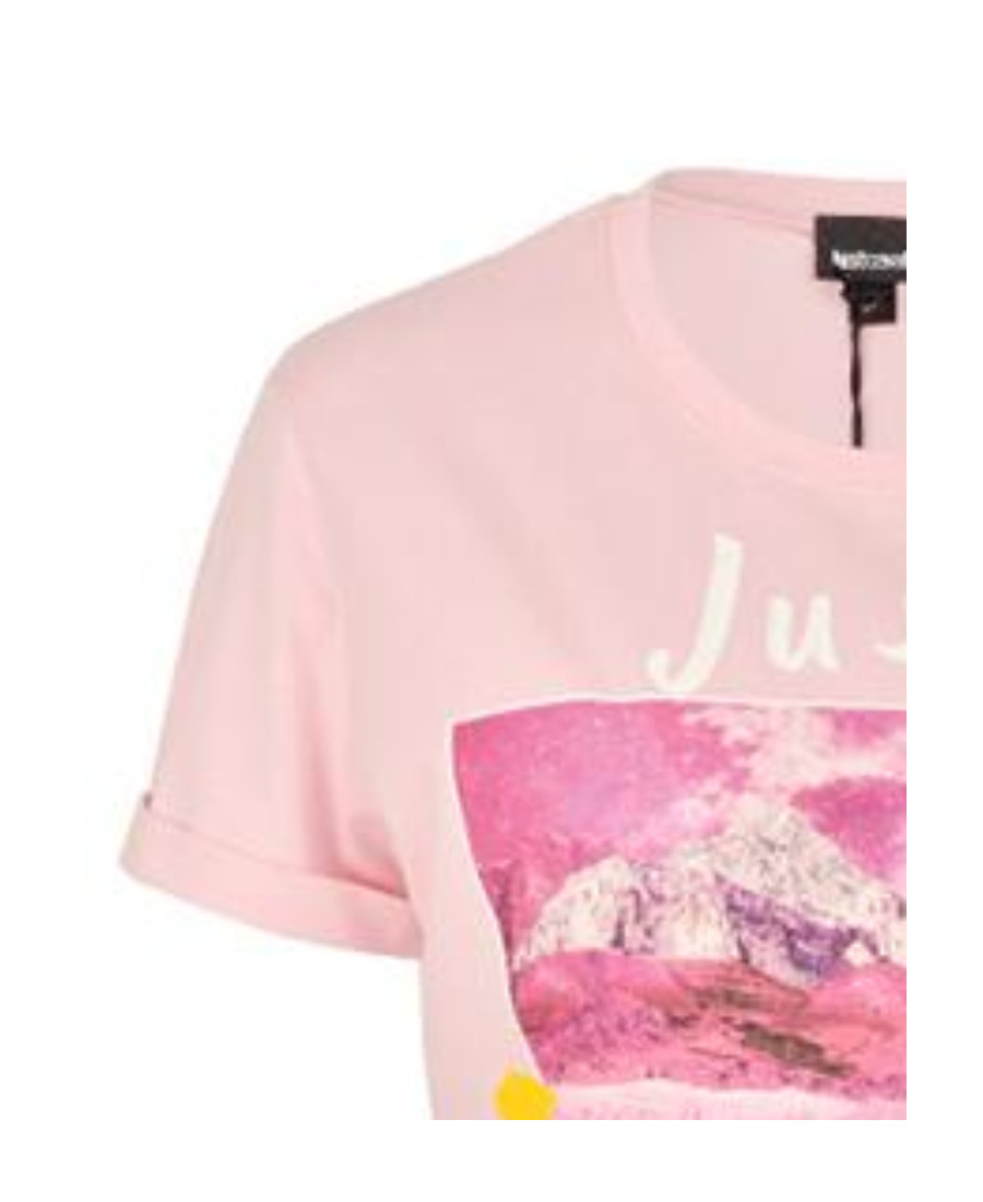 JUST CAVALLI LOGO PRINTED T-SHIRT