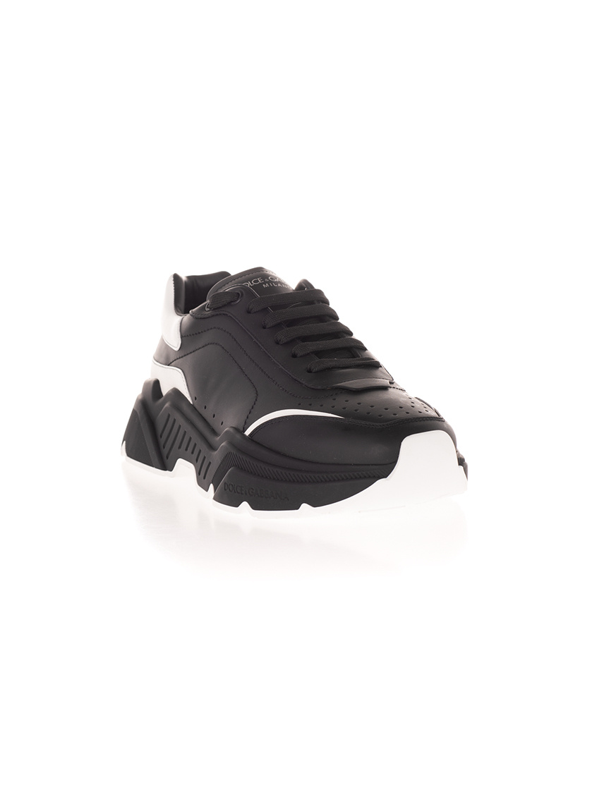 Dolce & Gabbana Dolce And Gabbana Black And White Daymaster Sneakers In Black
