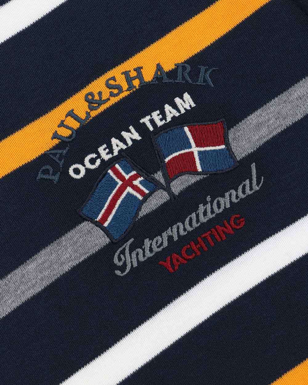 PAUL & SHARK LOGO LONG-SLEEVED T-SHIRT