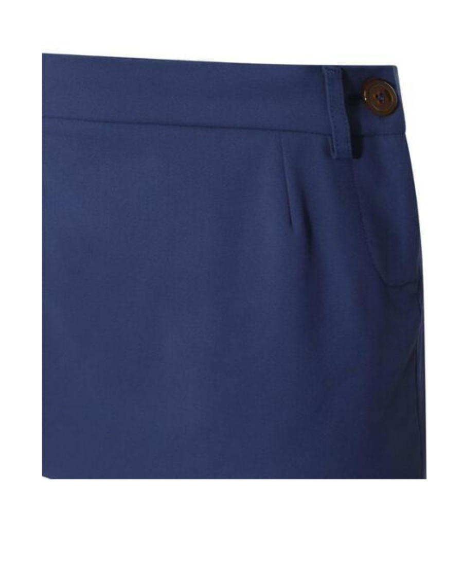 Vivienne Westwood Navy Foam Tailored Miniskirt In Blue
