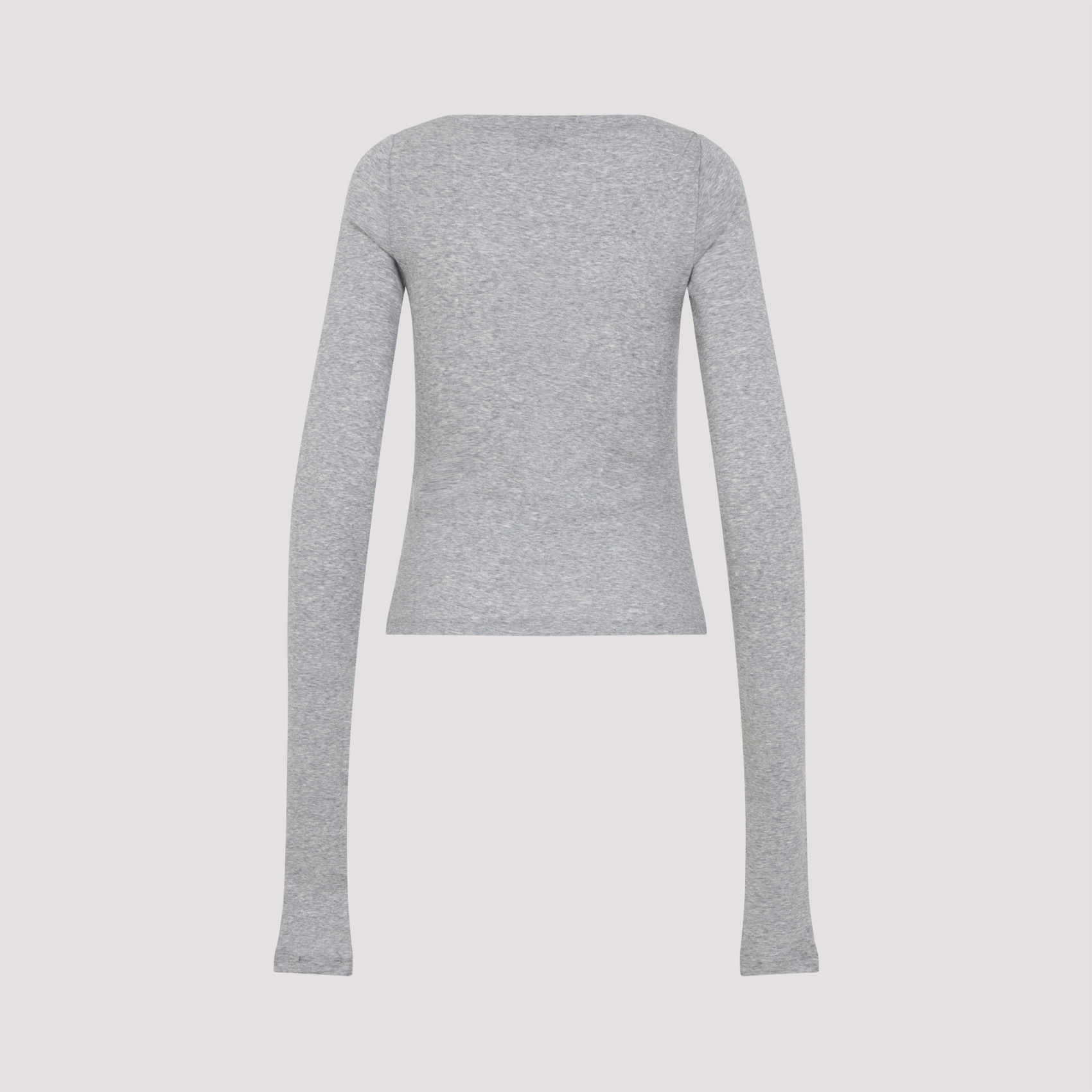 Miu Miu Logo Long-sleeved Top