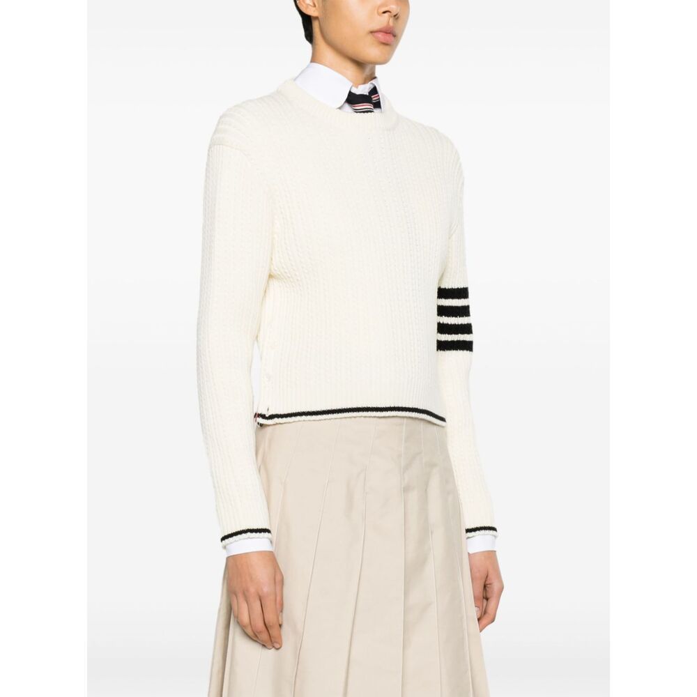 Thom Browne Sweaters In White
