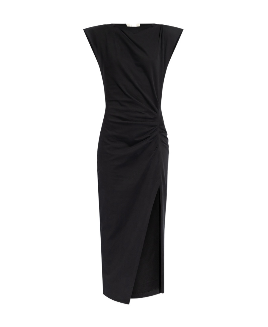 Shop Isabel Marant Nadela Dress In Black