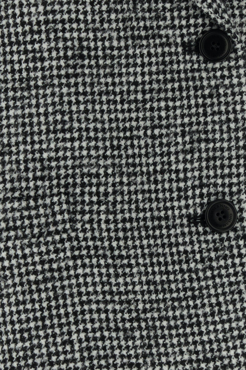 Ermanno Scervino Embroidered Wool Blend Blazer In Black