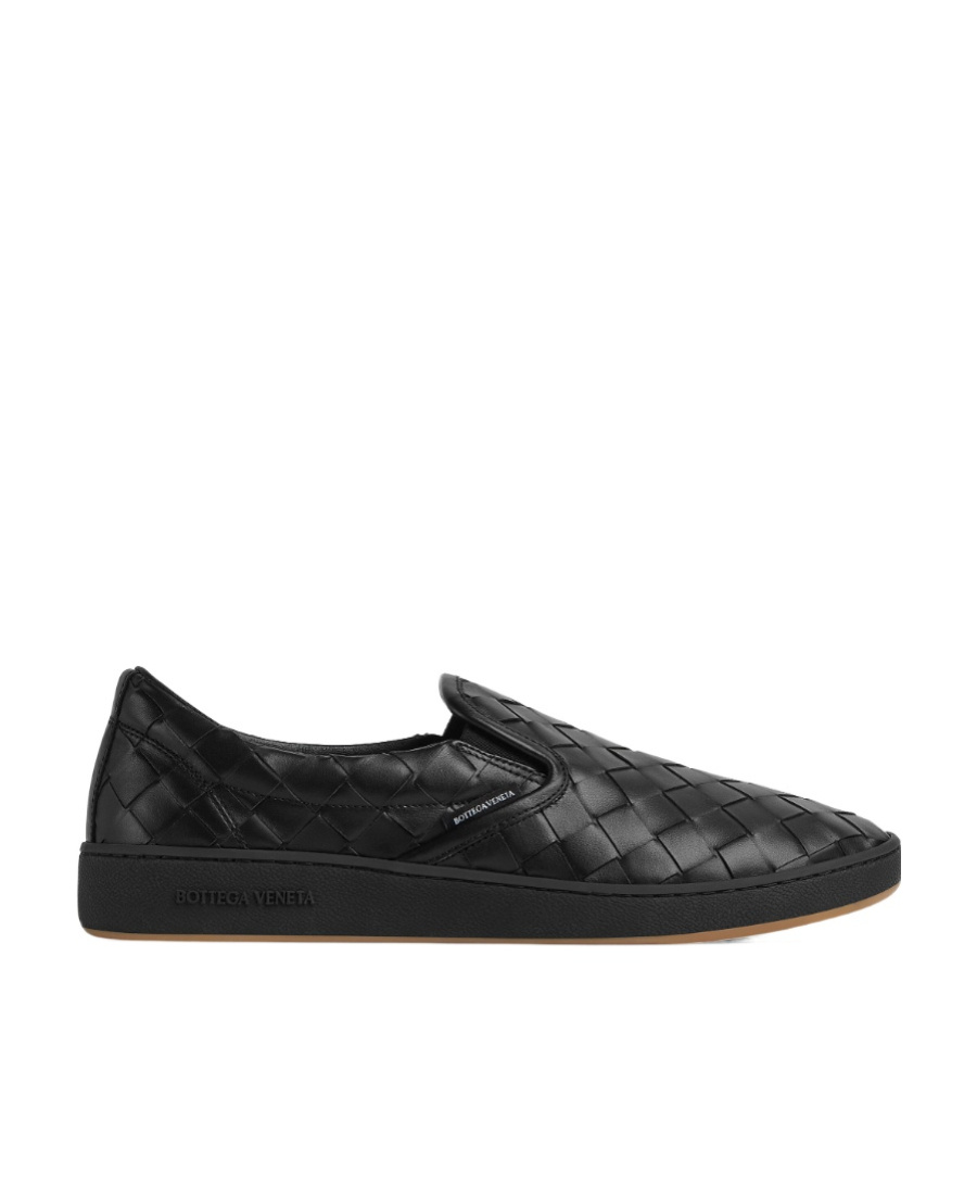 Shop Bottega Veneta Sawyer Sneaker In Black