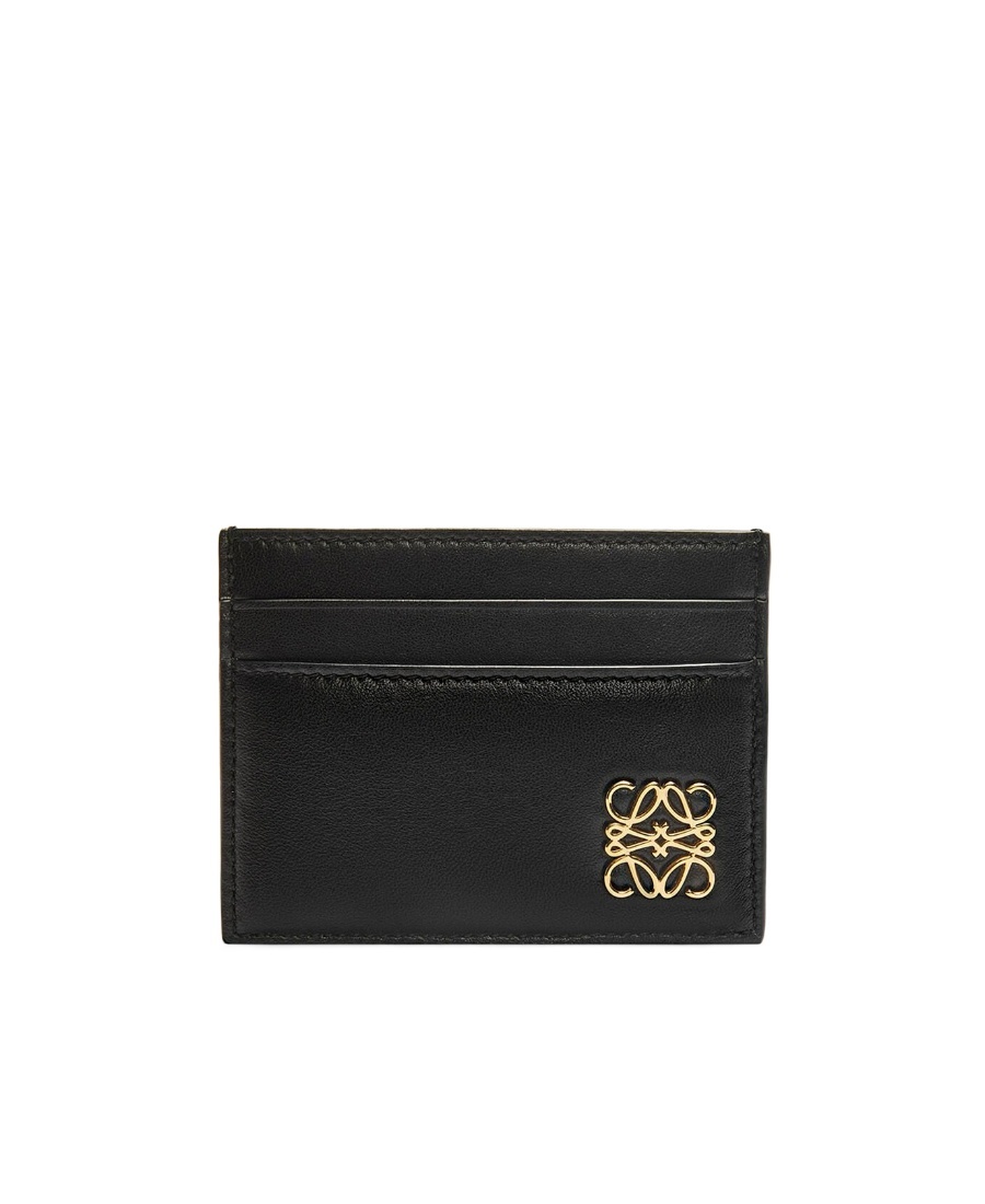 Loewe Puffer Anagram Plain Cardholder In Black