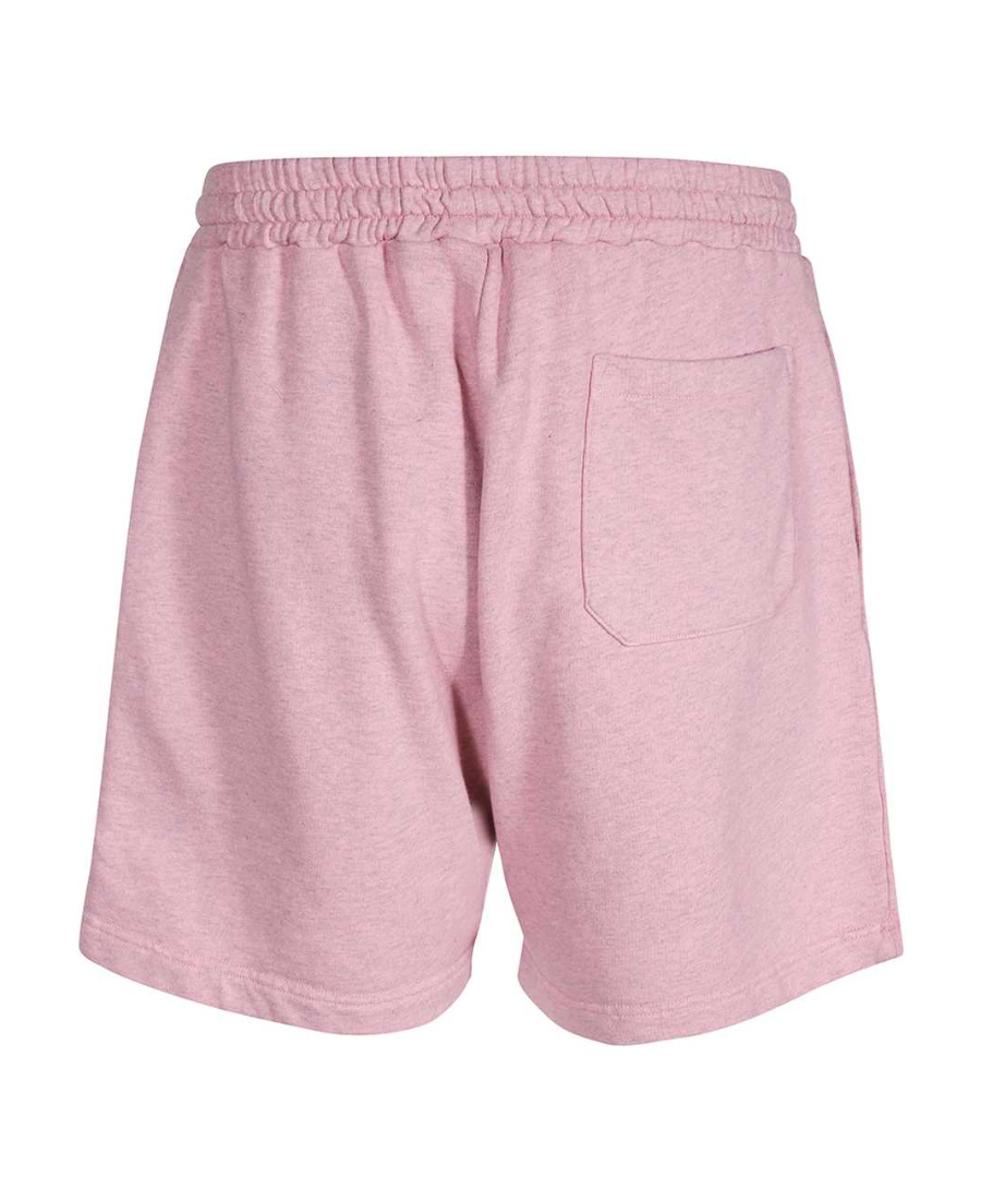 Msgm Logo Shorts In Pink