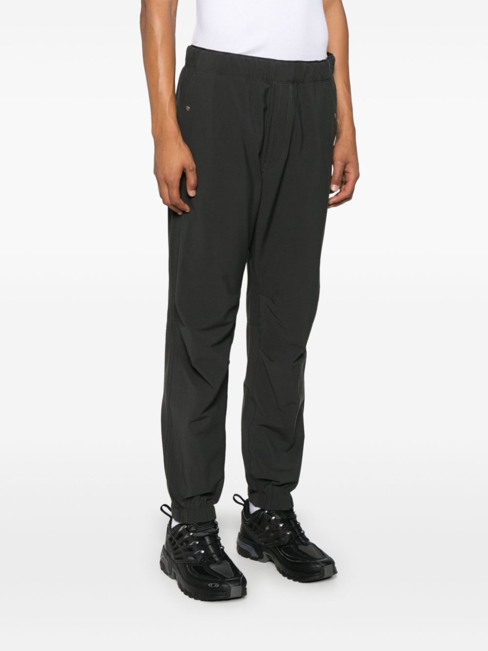 Stone Island Elastic Waist Sweatpants In Gray