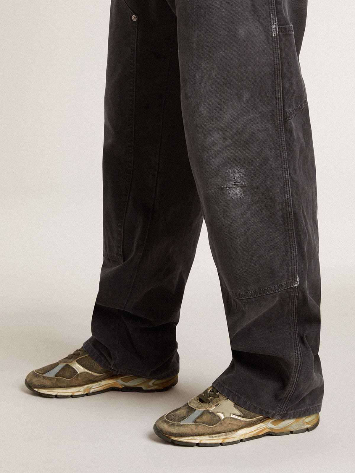 Golden Goose Laced Sneakers In Brown
