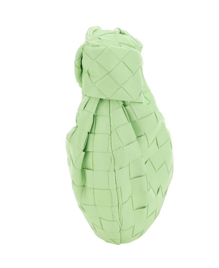 Shop Bottega Veneta Mini Jodie Handbag In Green