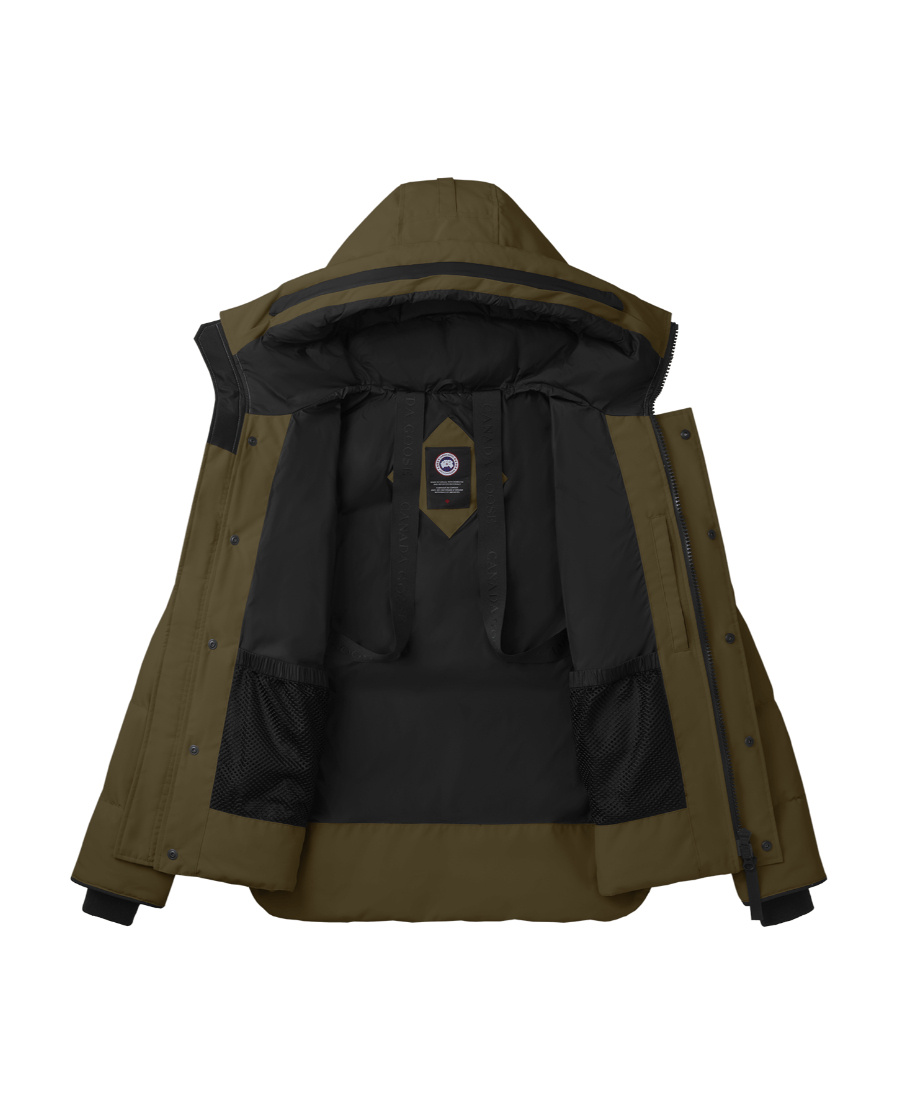 Shop Canada Goose Macmillan Padded Jacket In Green